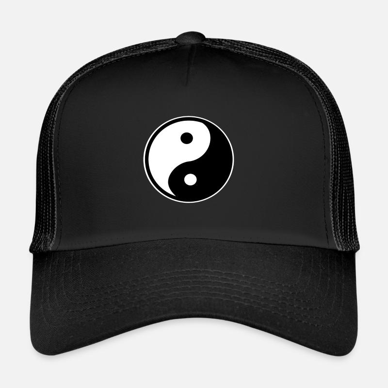 Ying Yang Casquette trucker 
