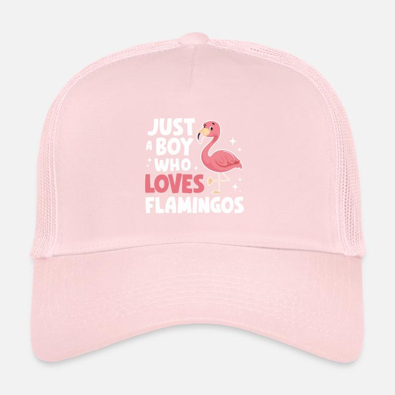 Flamingo Tier Rosa Trucker Cap