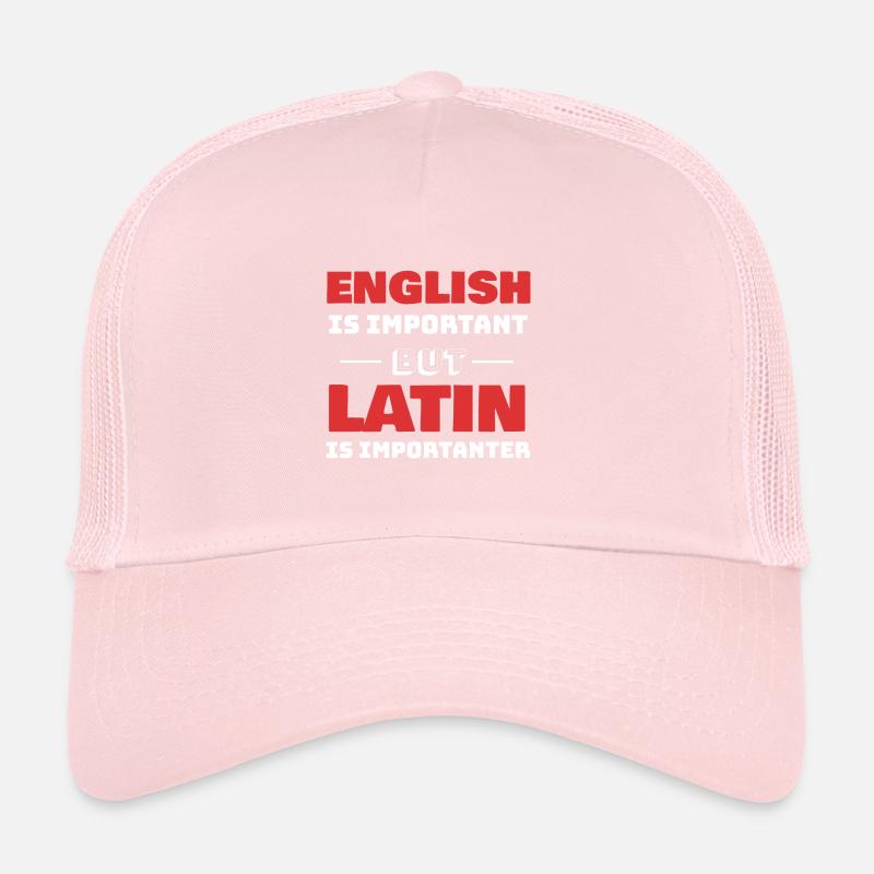Idée cadeau professeur de latin langue d'enseignement Casquette trucker 