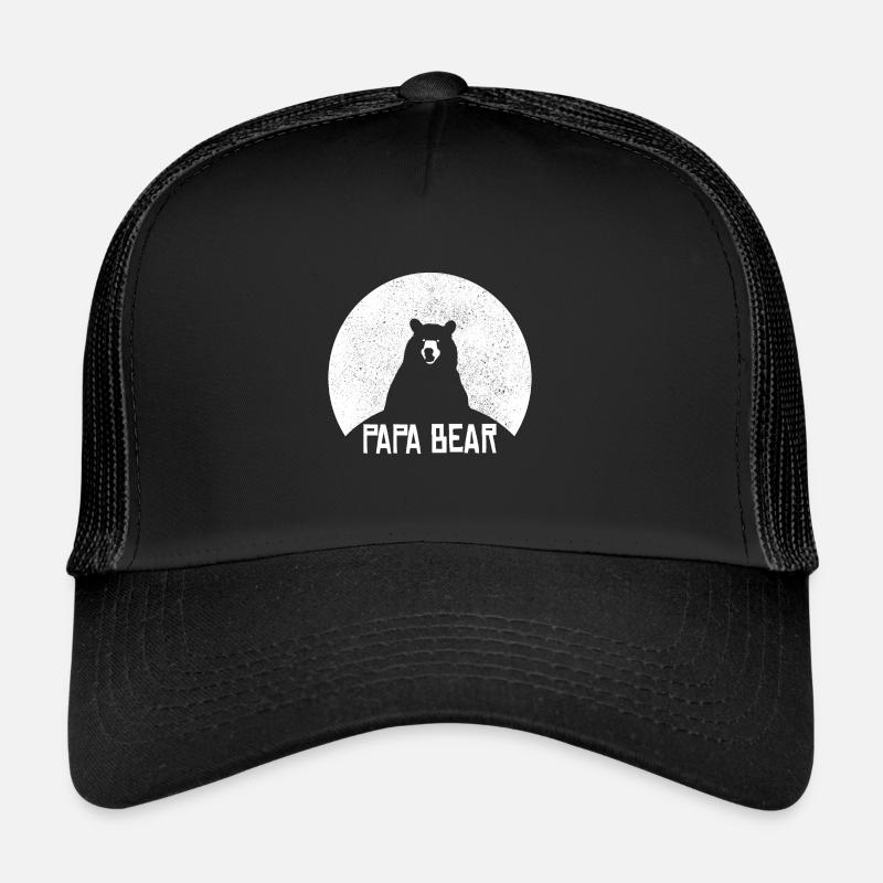 Daddy Bear Proud Daddy's proud father - Trucker Cap - black/black