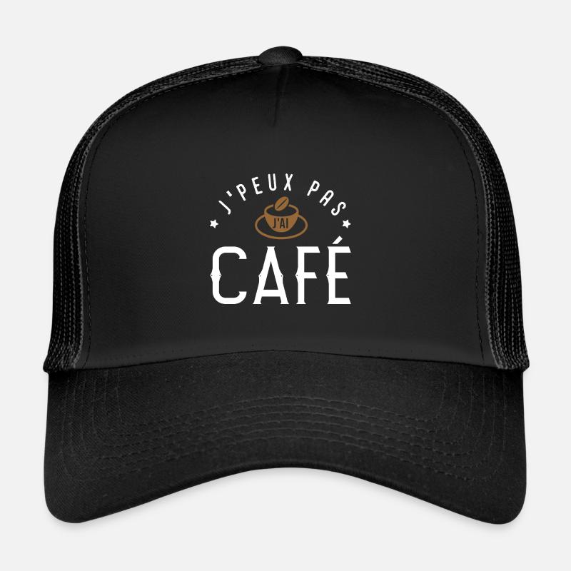 J'peux pas j'ai café cafetier torréfacteur barman Casquette trucker 