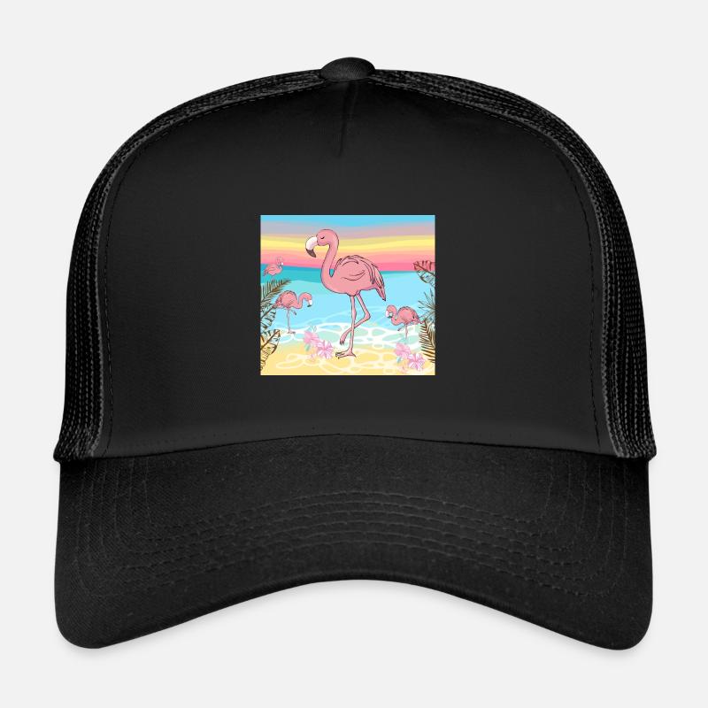 Flamingo Casquette trucker 