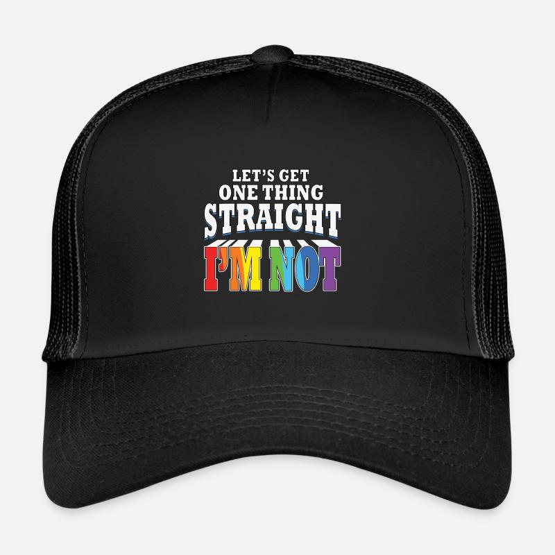 LBGT Flag Gay Pride Human Trucker Cap