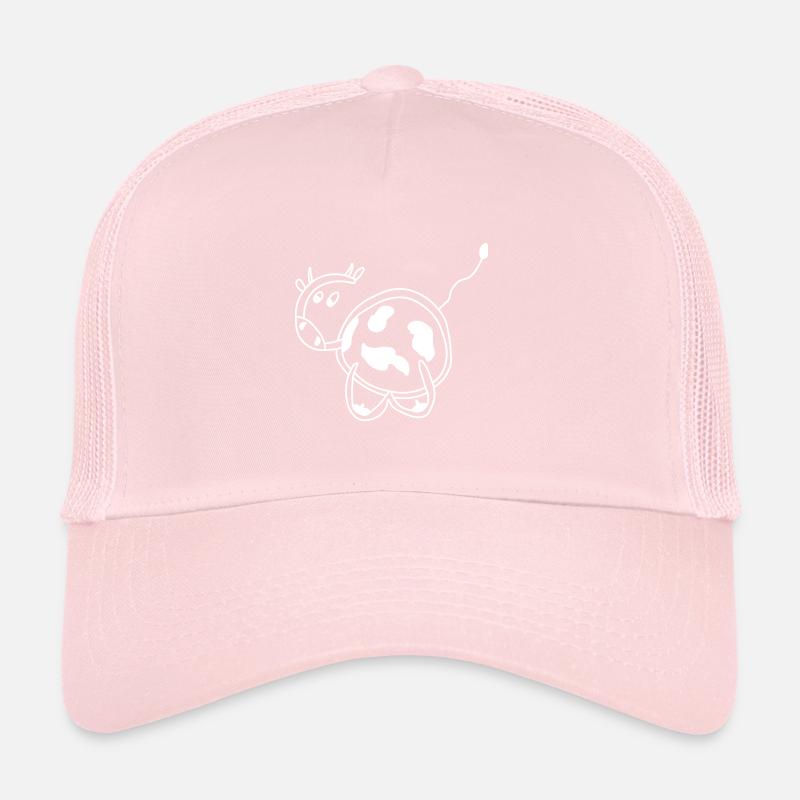 Vache Vache Lettres Animal Casquette trucker 