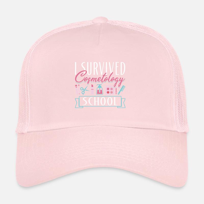 Cosmetologist I Survived Trucker Cap
