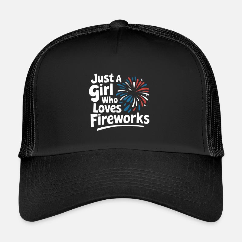 Pyrotechniker Feuerwerk Pyrotechnik - Trucker Cap - Schwarz/Schwarz