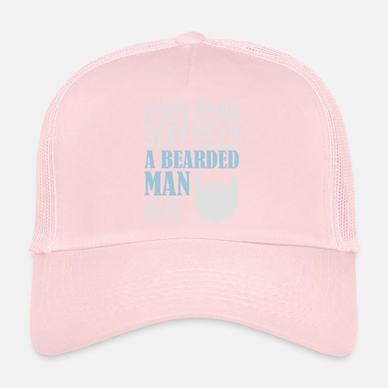 A Bearded Man - bart Trucker Cap