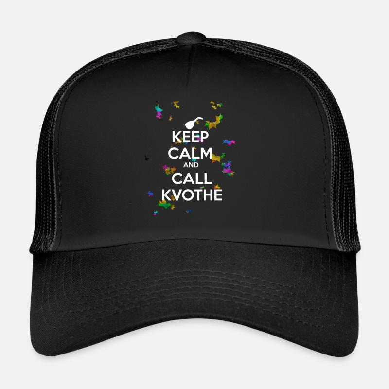 RUFEN SIE KVOTHE - Trucker Cap - Schwarz/Schwarz