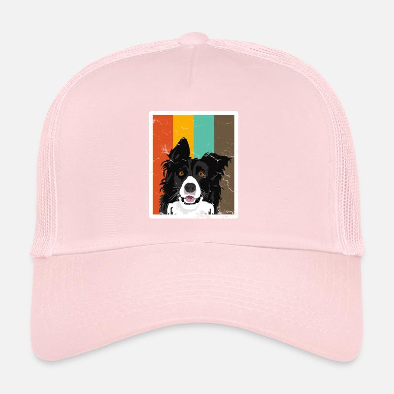 Border collie Casquette trucker 