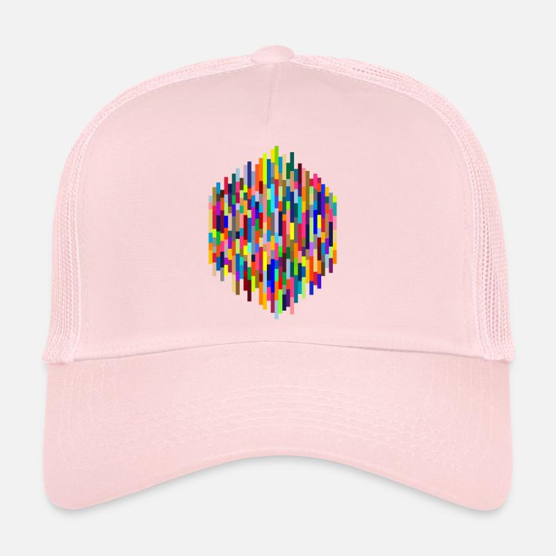 Bunte Balken Trucker Cap