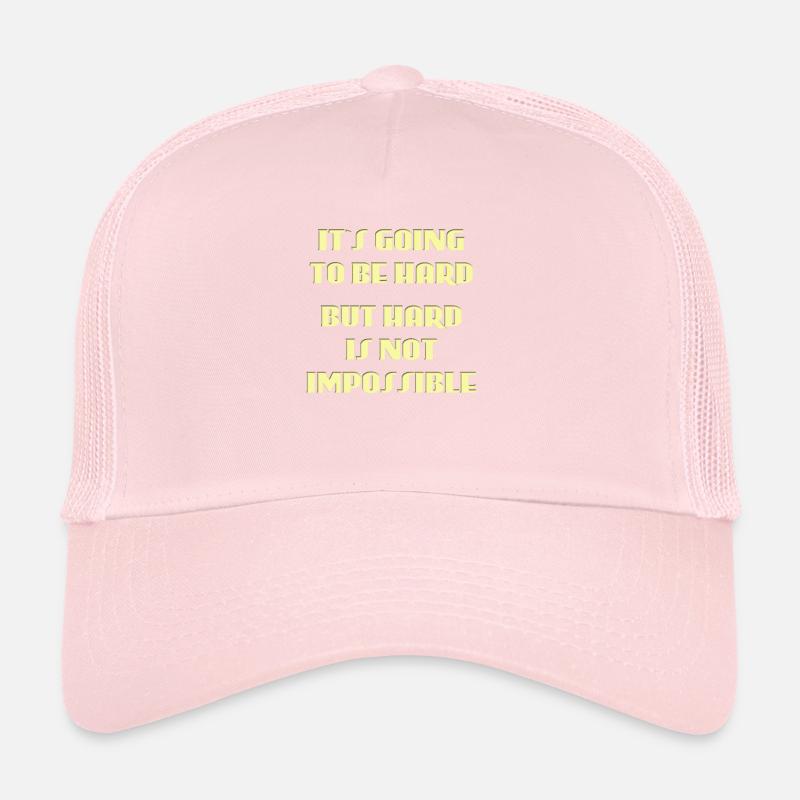 Spruch Hard Trucker Cap