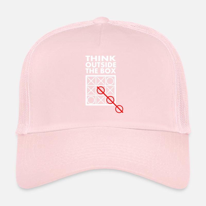 Anders Denken Metapher Think Outside the Box Trucker Cap