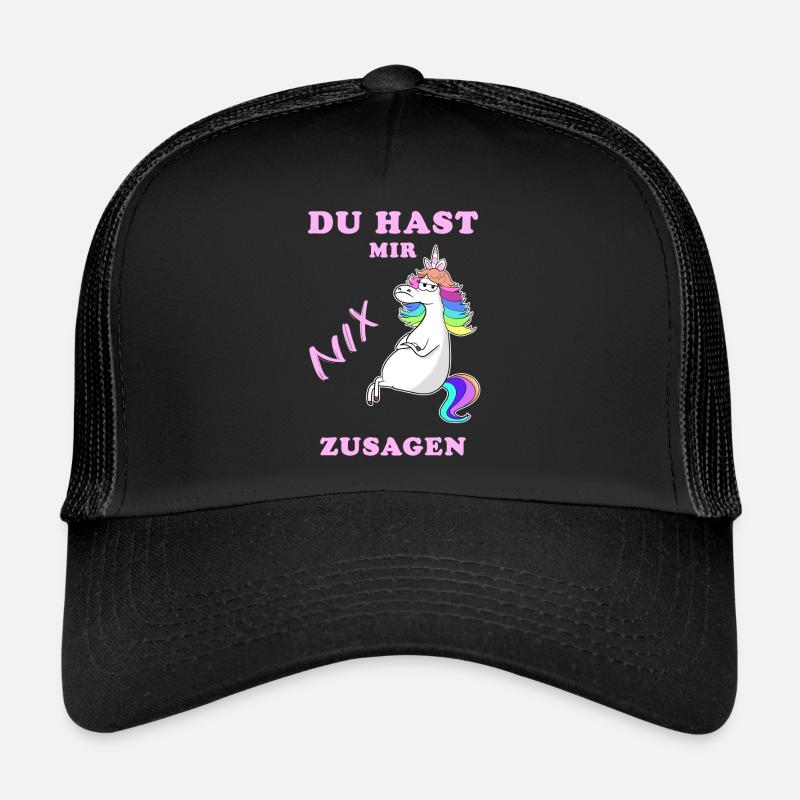 Nix zusagen cooler Spruch Einhorn Geschenkidee Trucker Cap