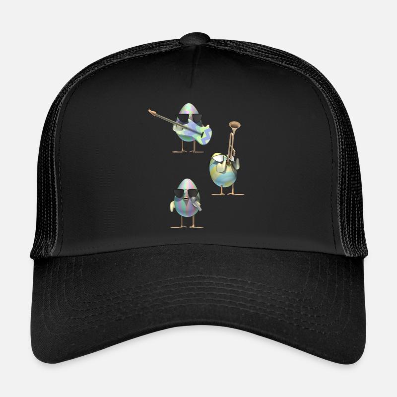 Cool easter egg band Trucker Cap