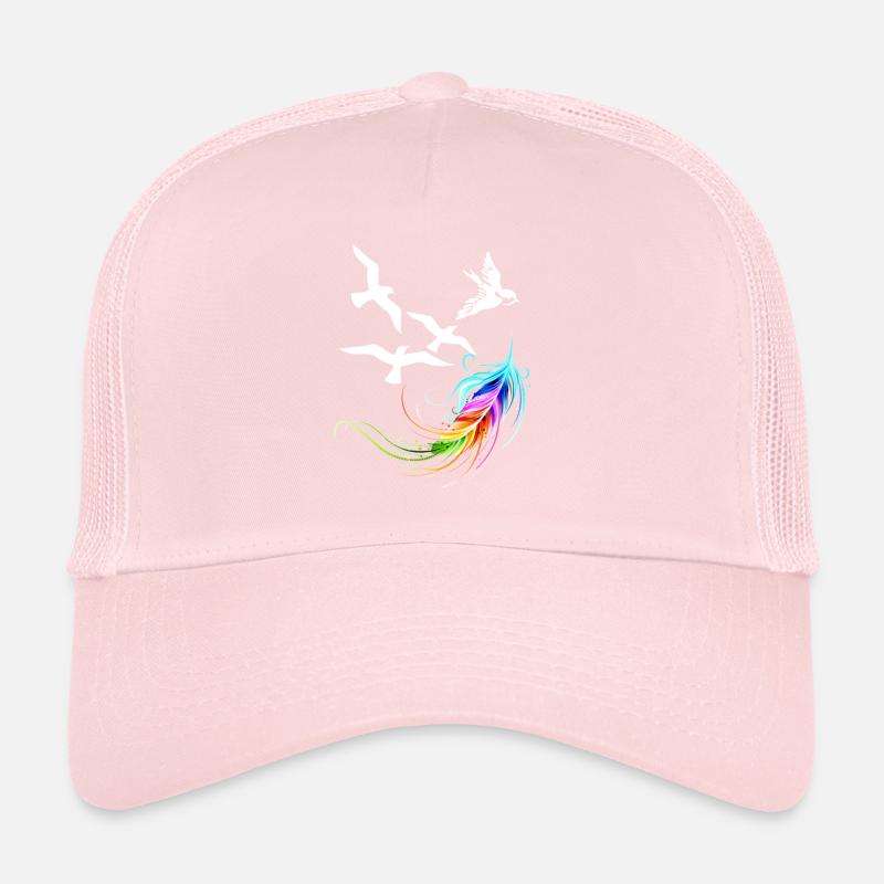 feather Trucker Cap
