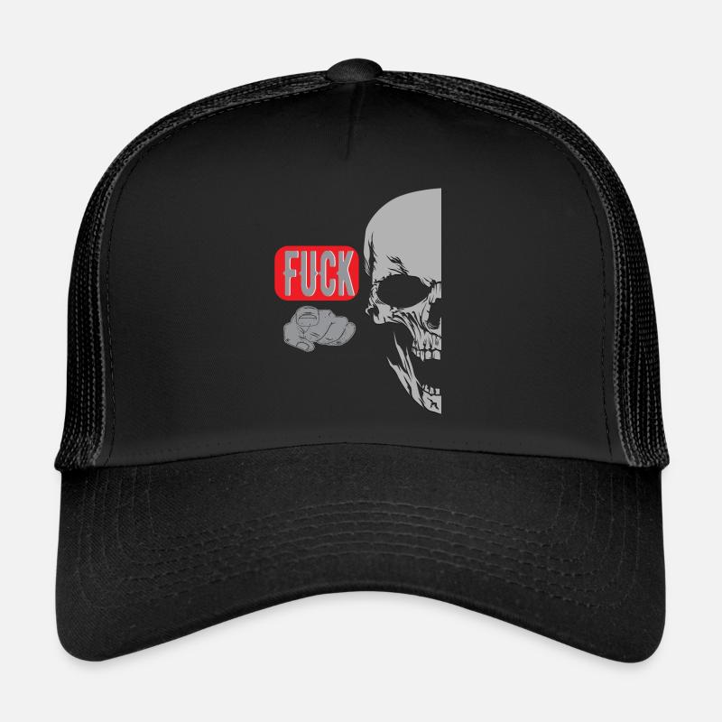 Index Doigt Disant Crâne Casquette trucker 