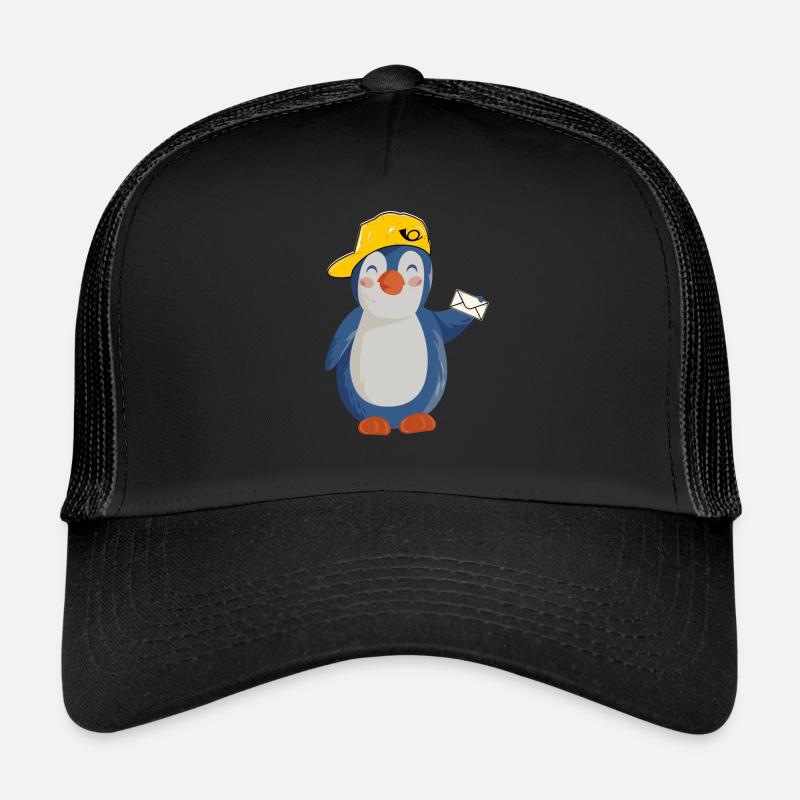 Postier Postman Postman Funny Pingu Casquette trucker 