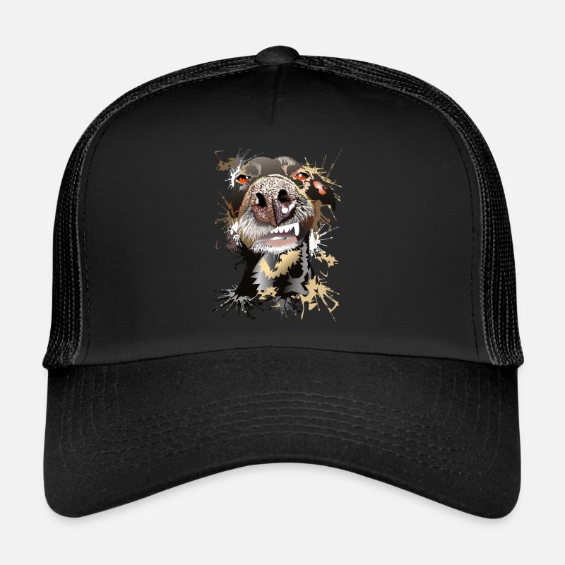 Chien Dobermann Casquette trucker 