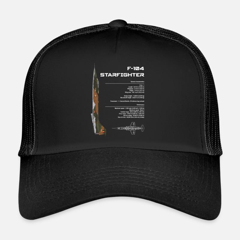 F104 BELGIAN - AS2012 - Trucker Cap - black/black