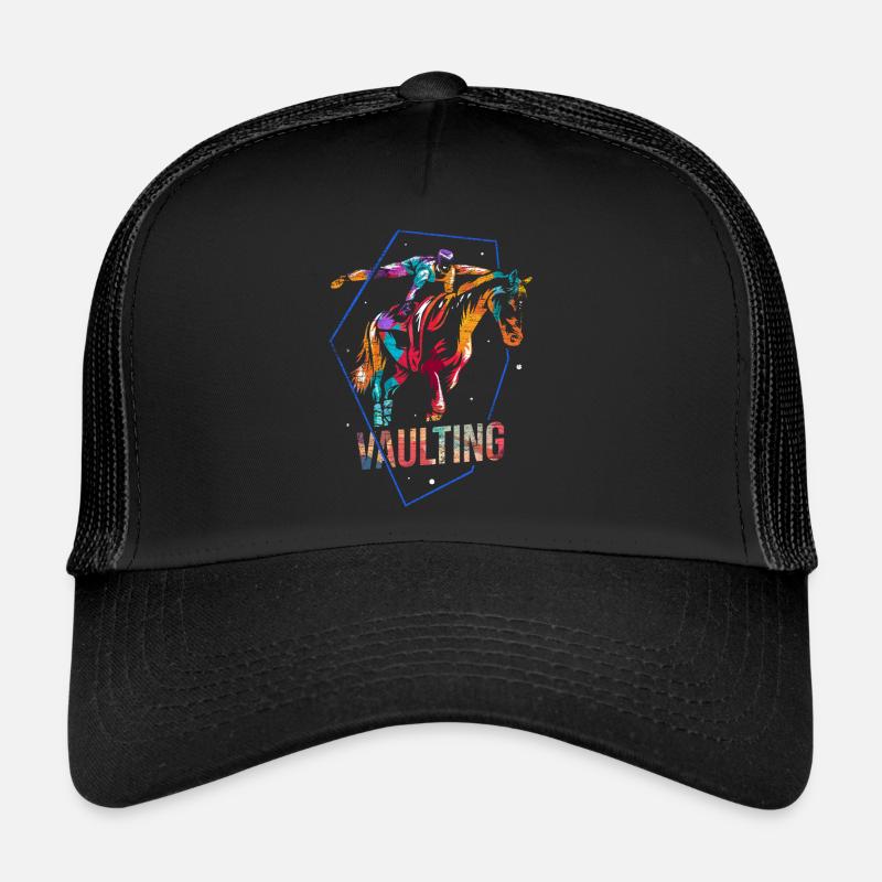 Voltigieren - Trucker Cap - Schwarz/Schwarz