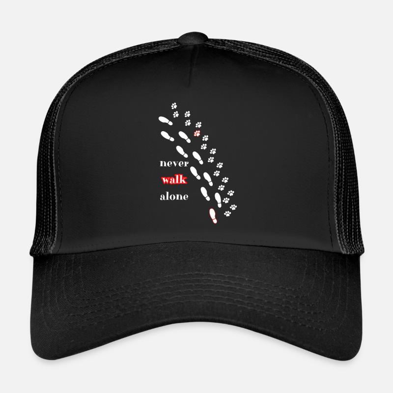 Hund und Herrchen never walk alone Trucker Cap