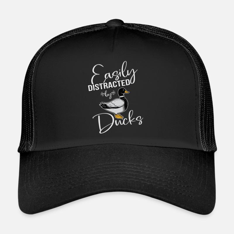 Easily Distracted By Ducks Duck Breeder, Duck Trucker Cap