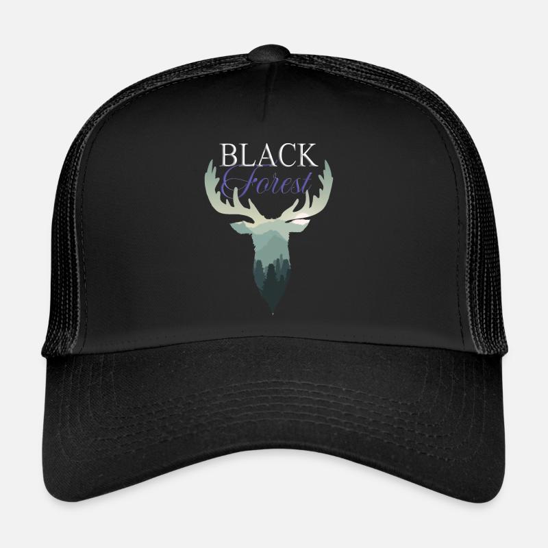 Black Forest trendy Black Forest deer Trucker Cap