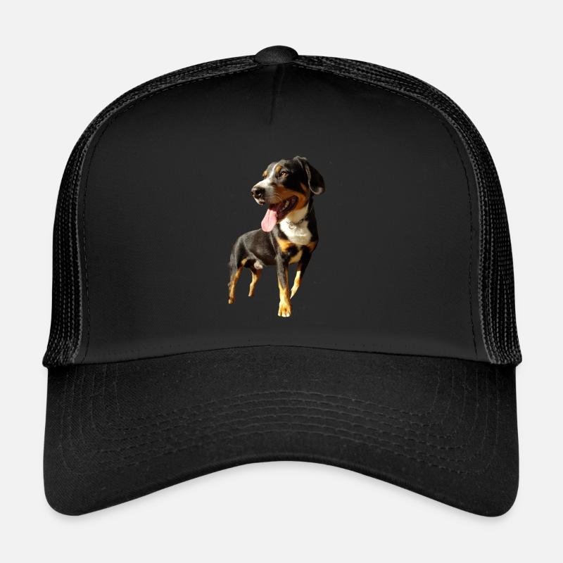 Der süße Hund - Trucker Cap - Schwarz/Schwarz