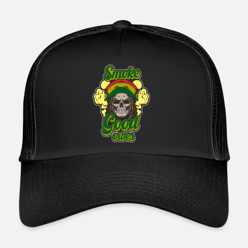 Cannabis Joint Haschisch Casquette trucker 