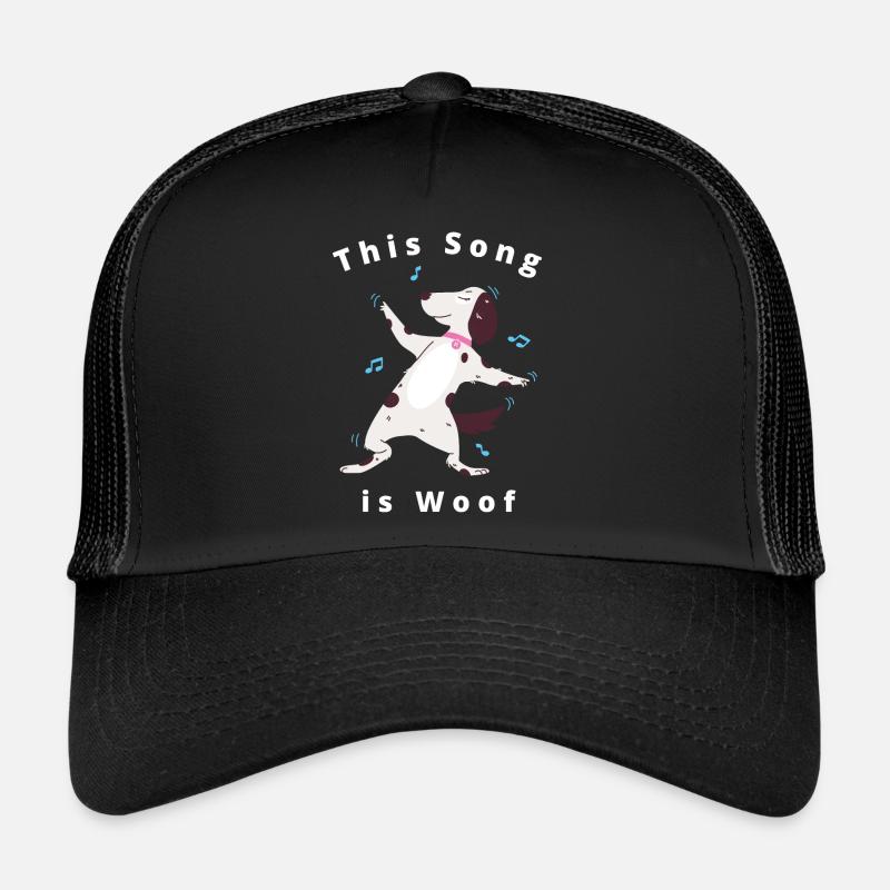 Cute Funny Dancing Dog Design Trucker Cap