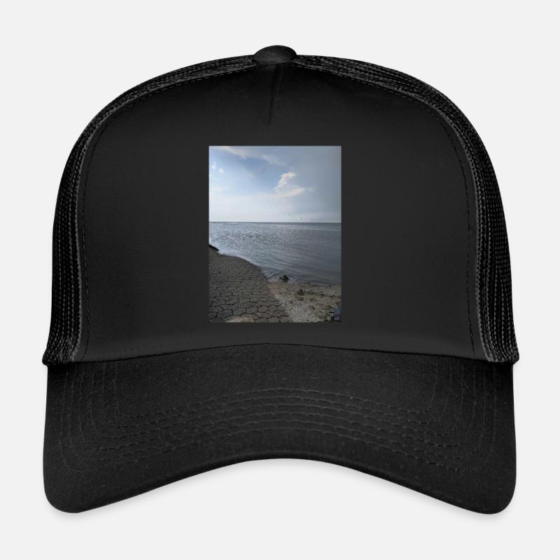 Plage de la mer du Nord Casquette trucker 