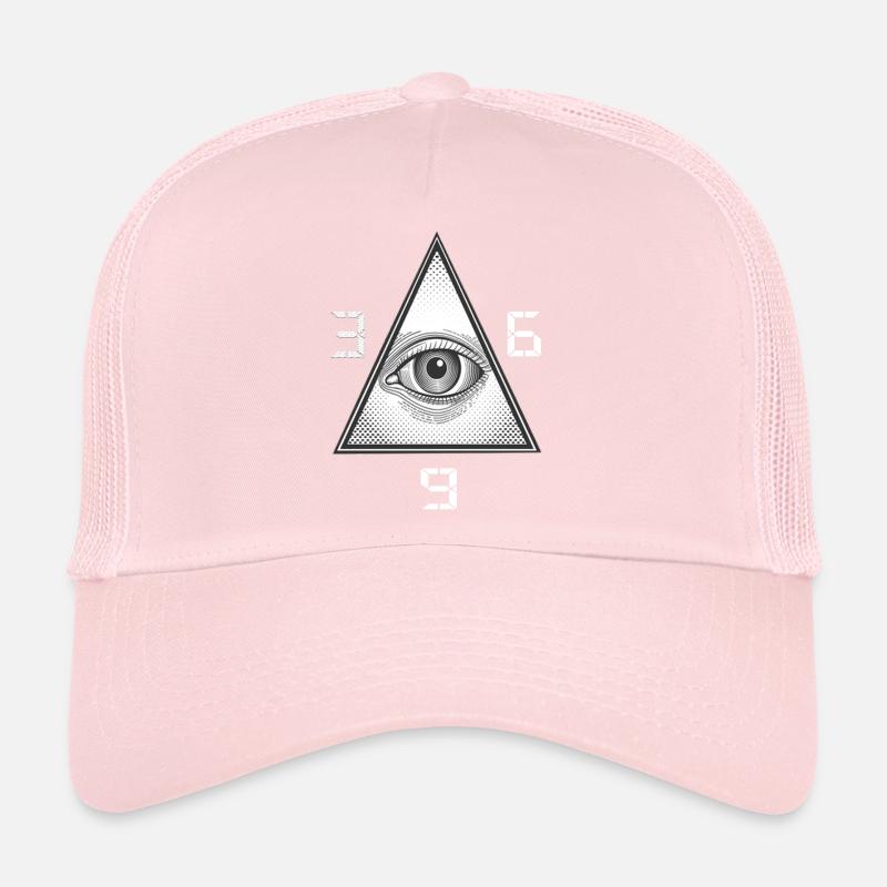 Pyramide All Seeing Eye 369 Trucker Cap