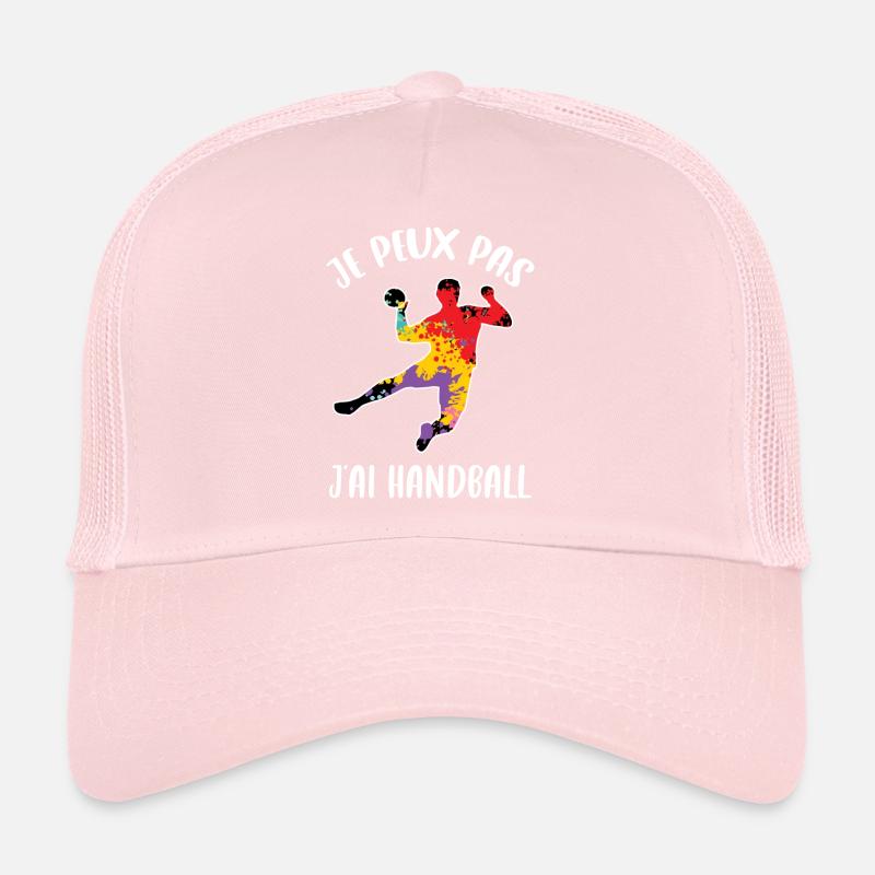 Je peux pas j'ai Handball Casquette trucker 