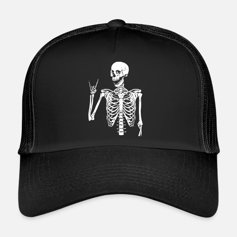 Headbangers Skull Casquette trucker 