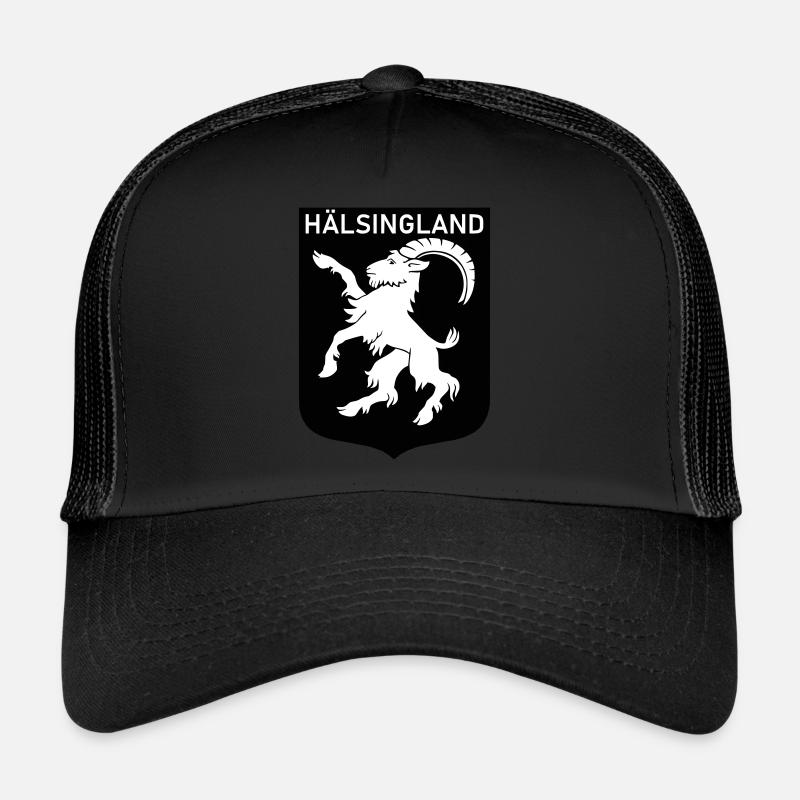 Hälsingland - Truckerkeps - svart/svart