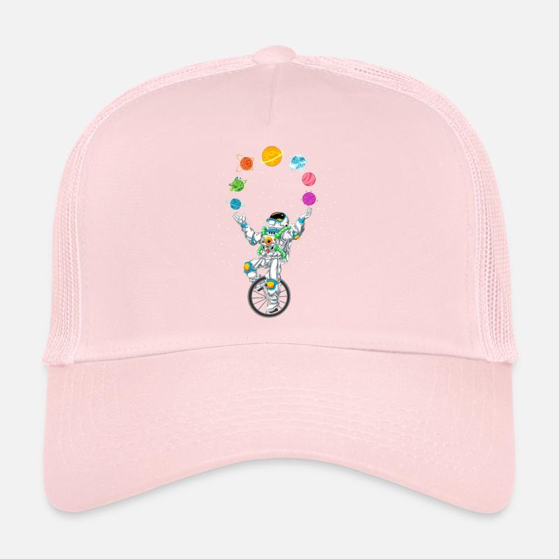 Astronaut Juggling Trucker Cap