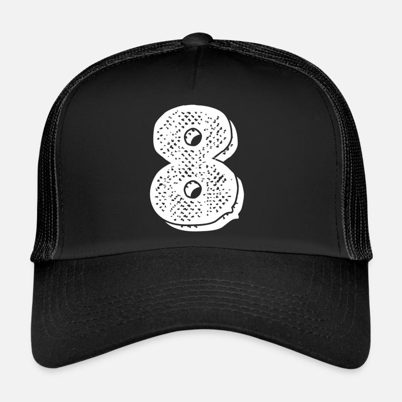 Numéro 8 - 8ème anniversaire Casquette trucker 