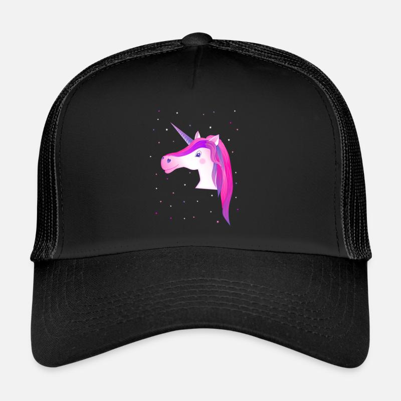 Einhorn Einhorn mit Sternen Einhorn-Shirt Pferde Trucker Cap