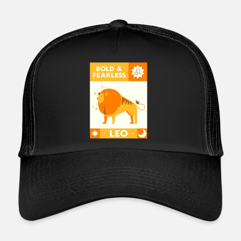Bold and Fearless Leo Trucker Cap