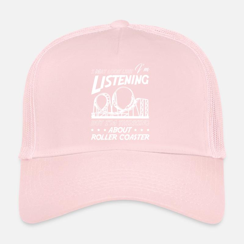 Je pense à Roller Coaster Casquette trucker 