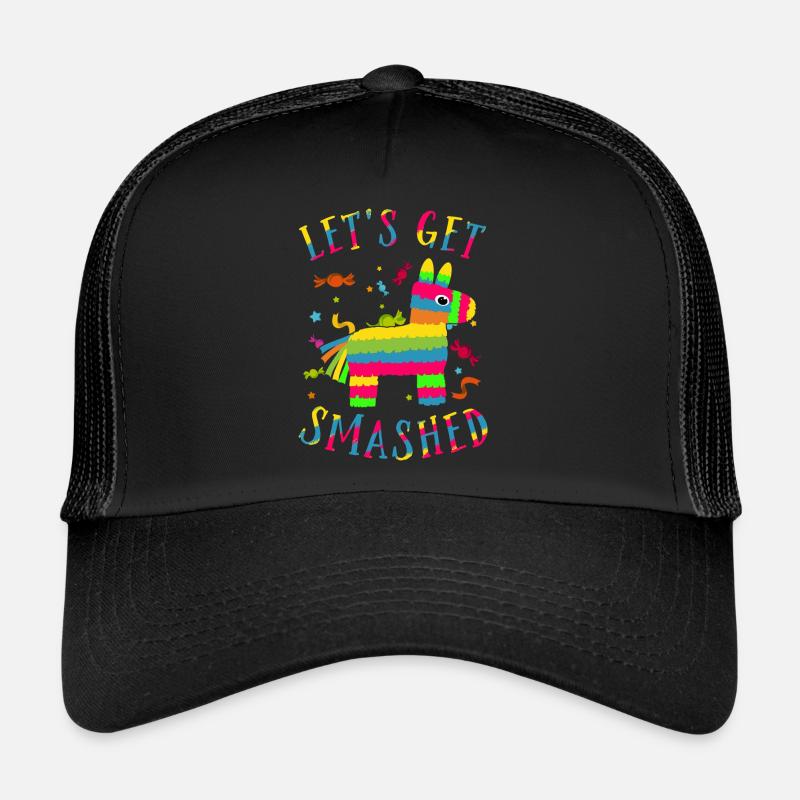 Let's Get Smashed Pinata Trucker Cap