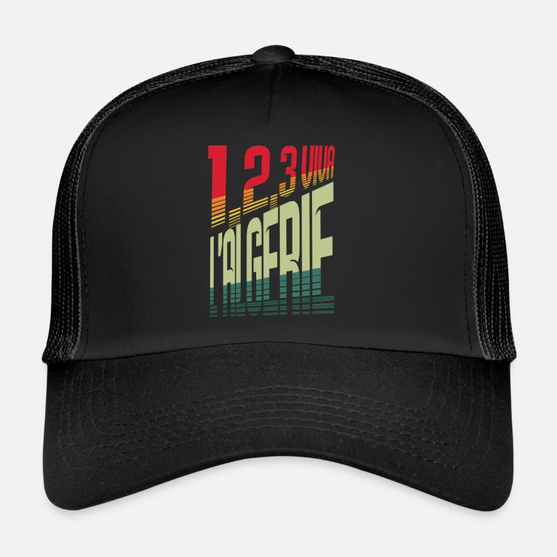1,2,3 viva l'Algérie Casquette trucker 