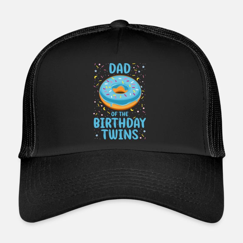 Vater der Geburtstags Zwillinge Trucker Cap