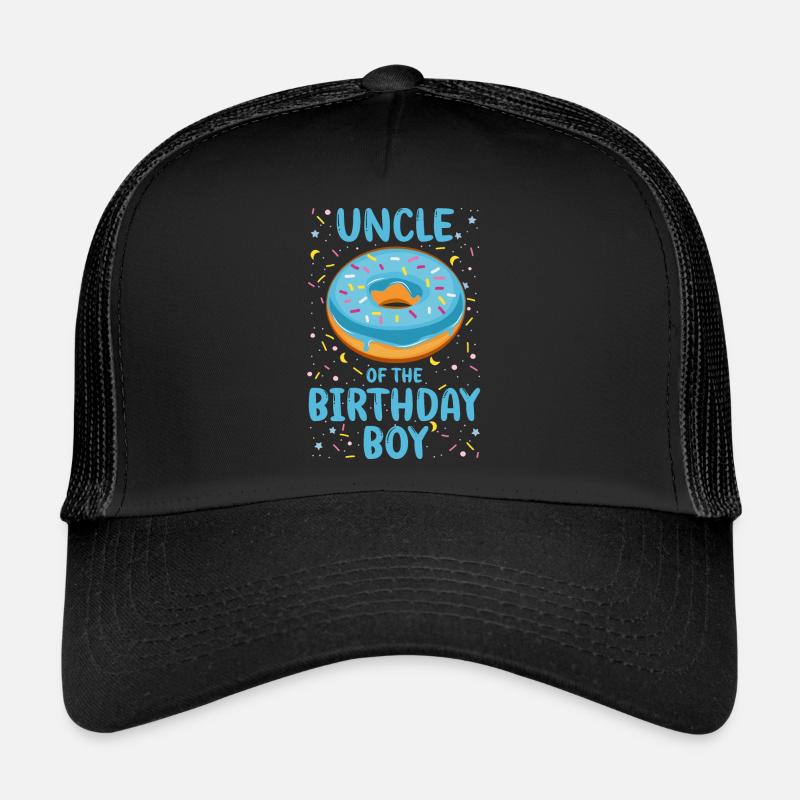 Oncle du garçon d’anniversaire Casquette trucker 