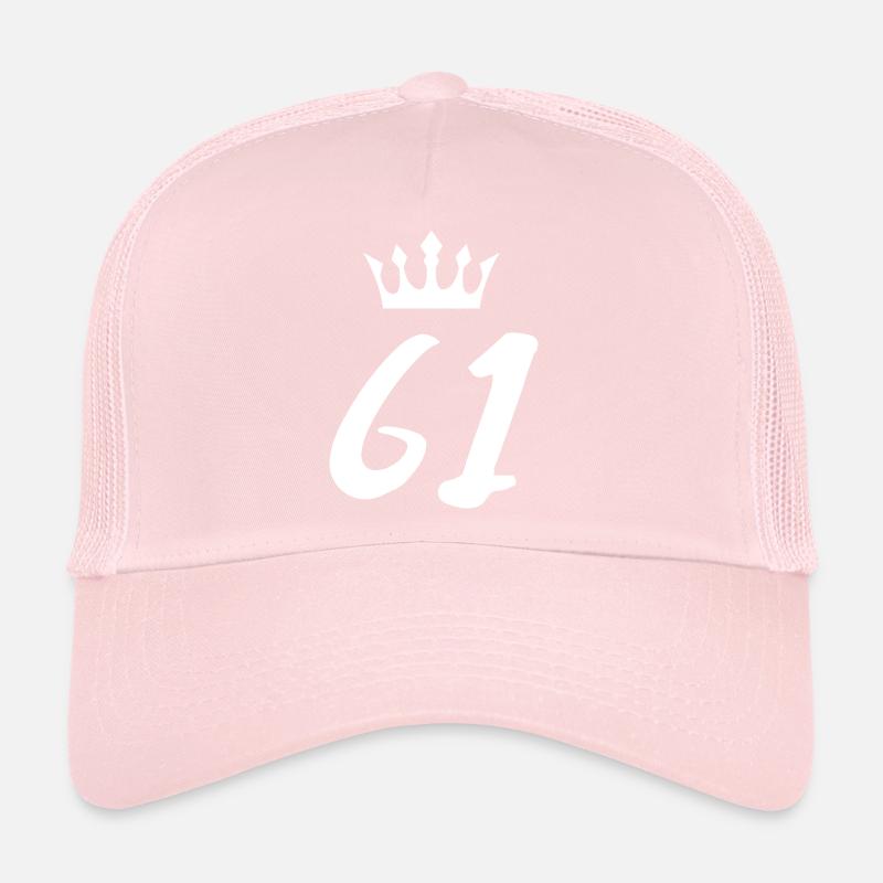 61 Couronne numérique Casquette trucker 