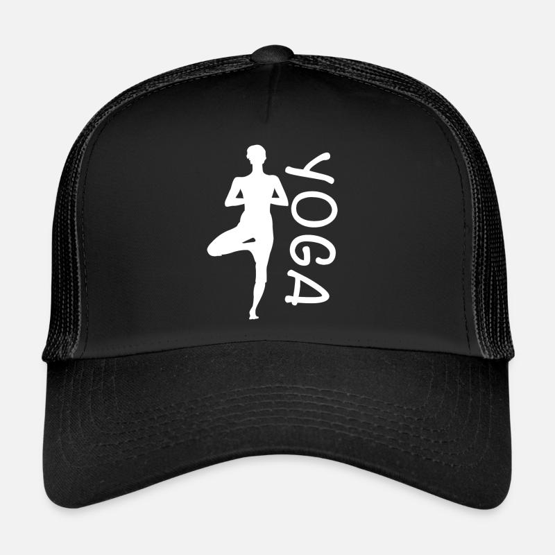 Exercice de yoga pour une séance d’entraînement Casquette trucker 
