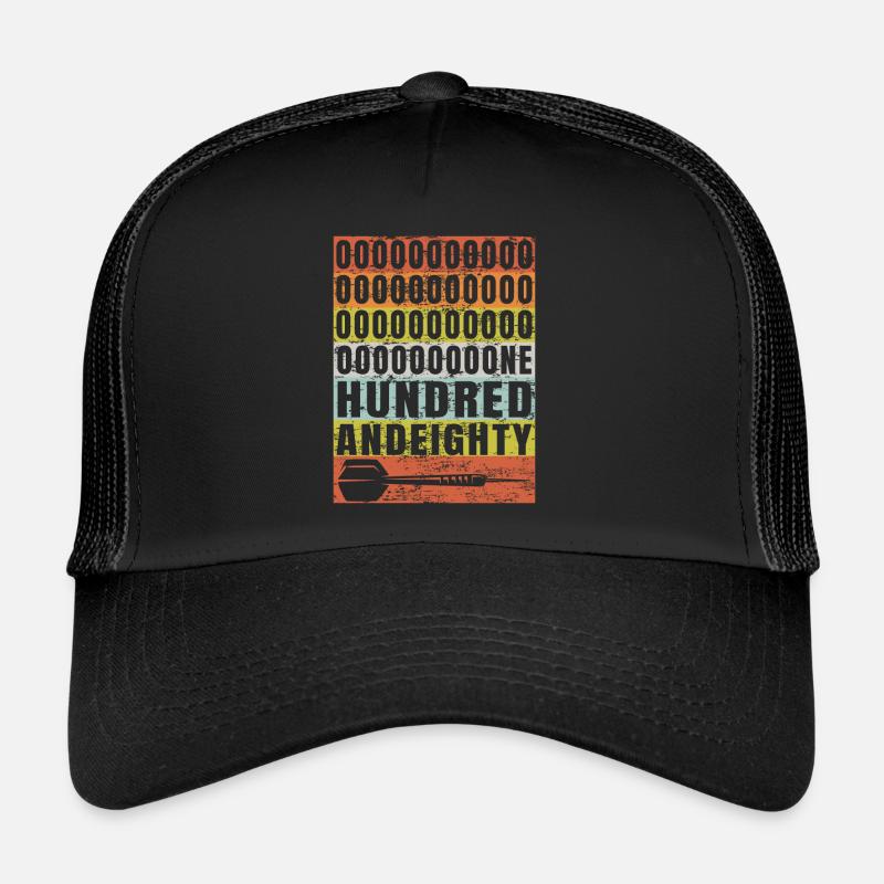 unhundredandétère 180 fléchettes Casquette trucker