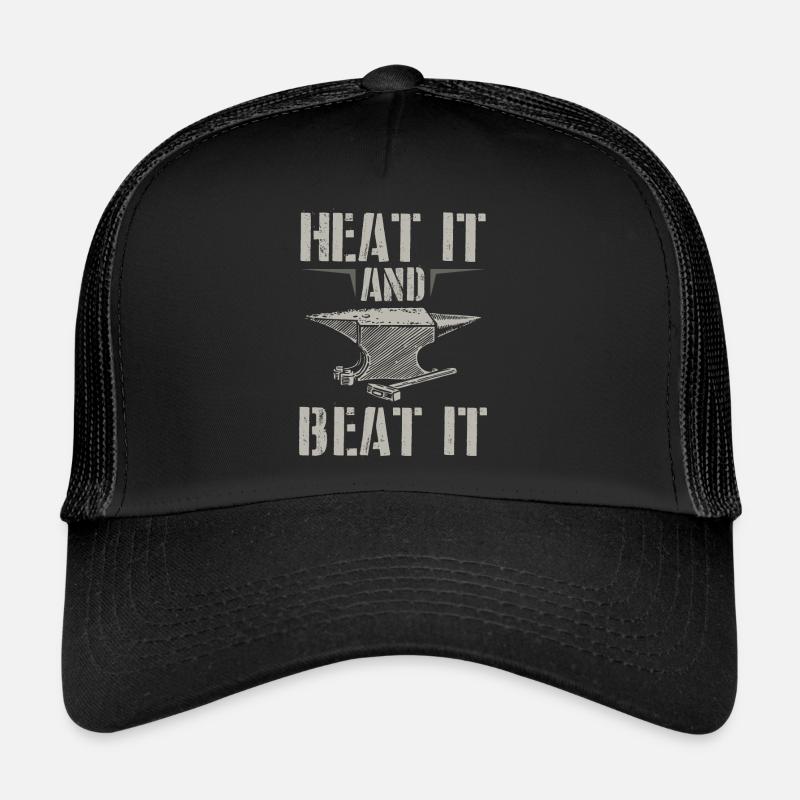 Forgez des dictons | Idées cadeaux Anvil Blacksmith Casquette trucker 