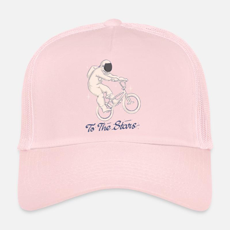 astronaute cycliste à vélo vers les étoiles Casquette trucker 