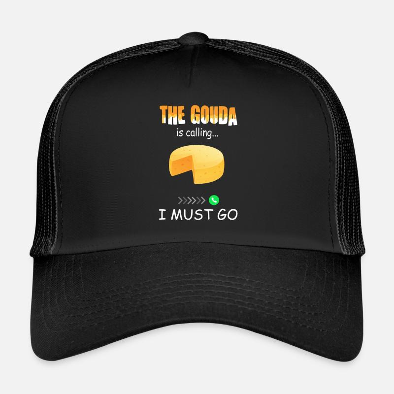Amateur de fromage - Funny Gouda appelle Casquette trucker 